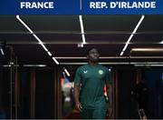 6 September 2023; Festy Ebosele before a Republic of Ireland training session at Parc des Princes in Paris, France. Photo by Stephen McCarthy/Sportsfile