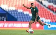 6 September 2023; Adam Idah during a Republic of Ireland training session at Parc des Princes in Paris, France. Photo by Stephen McCarthy/Sportsfile