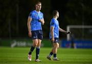 6 September 2023; Jack Keaney of UCD reacts after the SSE Airtricity Men's Premier Division match between UCD and Derry City at UCD Bowl in Dublin. Photo by Ben McShane/Sportsfile