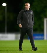6 September 2023; UCD manager Andy Myler reacts after the SSE Airtricity Men's Premier Division match between UCD and Derry City at UCD Bowl in Dublin. Photo by Ben McShane/Sportsfile