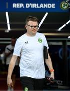6 September 2023; Andrew Morrissey, STATSports analyst, during a Republic of Ireland training session at Parc des Princes in Paris, France. Photo by Stephen McCarthy/Sportsfile