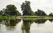 7 September 2023; Padraig Harrington of Ireland chips onto the seventh green during day one of the Horizon Irish Open Golf Championship at The K Club in Straffan, Kildare. Photo by Eóin Noonan/Sportsfile