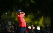 7 September 2023; Padraig Harrington of Ireland watches his second shot on the seventh hole during day one of the Horizon Irish Open Golf Championship at The K Club in Straffan, Kildare. Photo by Eóin Noonan/Sportsfile