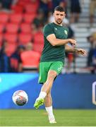 7 September 2023; Enda Stevens of Republic of Ireland before the UEFA EURO 2024 Championship qualifying group B match between France and Republic of Ireland at Parc des Princes in Paris, France. Photo by Stephen McCarthy/Sportsfile