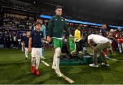 7 September 2023; John Egan of Republic of Ireland before the UEFA EURO 2024 Championship qualifying group B match between France and Republic of Ireland at Parc des Princes in Paris, France. Photo by Stephen McCarthy/Sportsfile