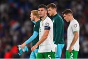 7 September 2023; John Egan of Republic of Ireland after the UEFA EURO 2024 Championship qualifying group B match between France and Republic of Ireland at Parc des Princes in Paris, France. Photo by Seb Daly/Sportsfile