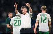 7 September 2023; Republic of Ireland manager Stephen Kenny after the UEFA EURO 2024 Championship qualifying group B match between France and Republic of Ireland at Parc des Princes in Paris, France. Photo by Stephen McCarthy/Sportsfile