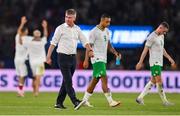 7 September 2023; Republic of Ireland manager Stephen Kenny after the UEFA EURO 2024 Championship qualifying group B match between France and Republic of Ireland at Parc des Princes in Paris, France. Photo by Seb Daly/Sportsfile