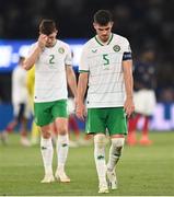 7 September 2023; John Egan of Republic of Ireland after the UEFA EURO 2024 Championship qualifying group B match between France and Republic of Ireland at Parc des Princes in Paris, France. Photo by Stephen McCarthy/Sportsfile