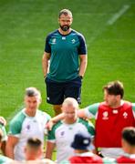 8 September 2023; Head coach Andy Farrell during the Ireland rugby squad captain's run at the Stade de Bordeaux in Bordeaux, France. Photo by Brendan Moran/Sportsfile