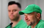 8 September 2023; Assistant coach Mike Catt during a media conference after the Ireland rugby squad captain's run at the  Stade de Bordeaux in Bordeaux, France. Photo by Brendan Moran/Sportsfile