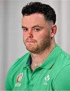 8 September 2023; James Ryan during a media conference after the Ireland rugby squad captain's run at the  Stade de Bordeaux in Bordeaux, France. Photo by Brendan Moran/Sportsfile