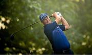 8 September 2023; Padraig Harrington of Ireland watches his tee shot on the 11th hole during day two of the Horizon Irish Open Golf Championship at The K Club in Straffan, Kildare. Photo by Ramsey Cardy/Sportsfile