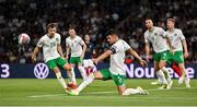 7 September 2023; John Egan of Republic of Ireland clears the ball during the UEFA EURO 2024 Championship qualifying group B match between France and Republic of Ireland at Parc des Princes in Paris, France. Photo by Seb Daly/Sportsfile