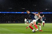 7 September 2023; Adrien Rabiot of France in action against Jayson Molumby of Republic of Ireland during the UEFA EURO 2024 Championship qualifying group B match between France and Republic of Ireland at Parc des Princes in Paris, France. Photo by Seb Daly/Sportsfile