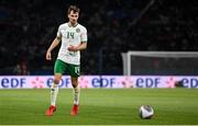7 September 2023; Jayson Molumby of Republic of Ireland during the UEFA EURO 2024 Championship qualifying group B match between France and Republic of Ireland at Parc des Princes in Paris, France. Photo by Seb Daly/Sportsfile
