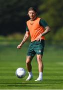 8 September 2023; Jeff Hendrick during a Republic of Ireland training session at the FAI National Training Centre in Abbotstown, Dublin. Photo by Stephen McCarthy/Sportsfile