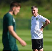 8 September 2023; Manager Stephen Kenny during a Republic of Ireland training session at the FAI National Training Centre in Abbotstown, Dublin. Photo by Stephen McCarthy/Sportsfile