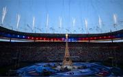 8 September 2023; A general view of the opening ceremony before the 2023 Rugby World Cup Pool A match between France and New Zealand at the Stade de France in Paris, France. Photo by Harry Murphy/Sportsfile