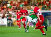 8 September 2023; Matt Healy of Republic of Ireland in action during the UEFA European Under-21 Championship Qualifier match between Republic of Ireland and Turkey at Turner’s Cross in Cork. Photo by Eóin Noonan/Sportsfile