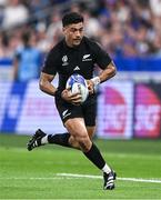 8 September 2023; Richie Mo'unga of New Zealand during the 2023 Rugby World Cup Pool A match between France and New Zealand at the Stade de France in Paris, France. Photo by Harry Murphy/Sportsfile