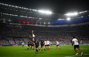 8 September 2023; A general view of a lineout during the 2023 Rugby World Cup Pool A match between France and New Zealand at the Stade de France in Paris, France. Photo by Harry Murphy/Sportsfile