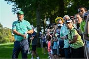 9 September 2023; Padraig Harrington of Ireland watches his shot on the seventh hole during day three of the Horizon Irish Open Golf Championship at The K Club in Straffan, Kildare. Photo by Ramsey Cardy/Sportsfile