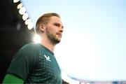 7 September 2023; Republic of Ireland goalkeeper Caoimhin Kelleher before the UEFA EURO 2024 Championship qualifying group B match between France and Republic of Ireland at Parc des Princes in Paris, France. Photo by Stephen McCarthy/Sportsfile