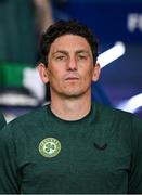 7 September 2023; Republic of Ireland coach Keith Andrews before the UEFA EURO 2024 Championship qualifying group B match between France and Republic of Ireland at Parc des Princes in Paris, France. Photo by Stephen McCarthy/Sportsfile