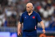 8 September 2023; France defence coach Shaun Edwards before the 2023 Rugby World Cup Pool A match between France and New Zealand at the Stade de France in Paris, France. Photo by Harry Murphy/Sportsfile