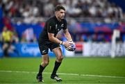 8 September 2023; Beauden Barrett of New Zealand during the 2023 Rugby World Cup Pool A match between France and New Zealand at the Stade de France in Paris, France. Photo by Harry Murphy/Sportsfile