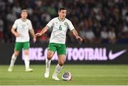 7 September 2023; Josh Cullen of Republic of Ireland during the UEFA EURO 2024 Championship qualifying group B match between France and Republic of Ireland at Parc des Princes in Paris, France. Photo by Stephen McCarthy/Sportsfile