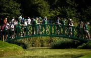 9 September 2023; Members of the gallery during day three of the Horizon Irish Open Golf Championship at The K Club in Straffan, Kildare. Photo by Ramsey Cardy/Sportsfile