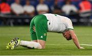 7 September 2023; Nathan Collins of Republic of Ireland during the UEFA EURO 2024 Championship qualifying group B match between France and Republic of Ireland at Parc des Princes in Paris, France. Photo by Stephen McCarthy/Sportsfile