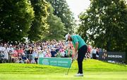 9 September 2023; Shane Lowry of Ireland putts on the ninth green during day three of the Horizon Irish Open Golf Championship at The K Club in Straffan, Kildare. Photo by Ramsey Cardy/Sportsfile