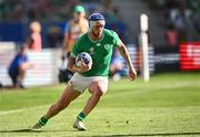 9 September 2023; Mack Hansen of Ireland during the 2023 Rugby World Cup Pool B match between Ireland and Romania at Stade de Bordeaux in Bordeaux, France. Photo by Harry Murphy/Sportsfile