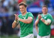 9 September 2023; Josh van der Flier of Ireland after his side's victory in the 2023 Rugby World Cup Pool B match between Ireland and Romania at Stade de Bordeaux in Bordeaux, France. Photo by Harry Murphy/Sportsfile
