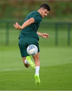 9 September 2023; John Egan during a Republic of Ireland training session at the FAI National Training Centre in Abbotstown, Dublin. Photo by Stephen McCarthy/Sportsfile