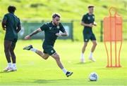 9 September 2023; Aaron Connolly during a Republic of Ireland training session at the FAI National Training Centre in Abbotstown, Dublin. Photo by Stephen McCarthy/Sportsfile