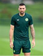 9 September 2023; Shane Duffy during a Republic of Ireland training session at the FAI National Training Centre in Abbotstown, Dublin. Photo by Stephen McCarthy/Sportsfile
