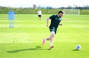 9 September 2023; Matt Doherty during a Republic of Ireland training session at the FAI National Training Centre in Abbotstown, Dublin. Photo by Stephen McCarthy/Sportsfile