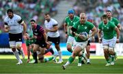 9 September 2023; Jeremy Loughman of Ireland makes a break during the 2023 Rugby World Cup Pool B match between Ireland and Romania at Stade de Bordeaux in Bordeaux, France. Photo by Brendan Moran/Sportsfile