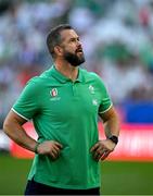 9 September 2023; Ireland head coach Andy Farrell after the 2023 Rugby World Cup Pool B match between Ireland and Romania at Stade de Bordeaux in Bordeaux, France. Photo by Brendan Moran/Sportsfile