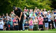 10 September 2023; Shane Lowry of Ireland putts on the second green during the final round of the Horizon Irish Open Golf Championship at The K Club in Straffan, Kildare. Photo by Ramsey Cardy/Sportsfile