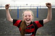 10 September 2023; Ballygunner supporter Anna May O'Riley, age 9, before the Waterford County Senior Club Hurling Championship Final match between De La Salle and Ballygunner at Walsh Park in Waterford. Photo by David Fitzgerald/Sportsfile