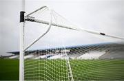 10 September 2023; A view of the net before the Waterford County Senior Club Hurling Championship Final match between De La Salle and Ballygunner at Walsh Park in Waterford. Photo by David Fitzgerald/Sportsfile