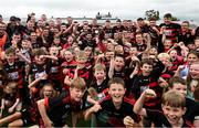 10 September 2023; Ballygunner players and supporters celebrate with the cup after the Waterford County Senior Club Hurling Championship Final match between De La Salle and Ballygunner at Walsh Park in Waterford. Photo by David Fitzgerald/Sportsfile