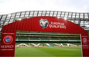 10 September 2023; A general view inside the Aviva Stadium before the UEFA EURO 2024 Championship qualifying group B match between Republic of Ireland and Netherlands at the Aviva Stadium in Dublin. Photo by Stephen McCarthy/Sportsfile