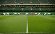 10 September 2023; A general view inside the Aviva Stadium before the UEFA EURO 2024 Championship qualifying group B match between Republic of Ireland and Netherlands at the Aviva Stadium in Dublin. Photo by Stephen McCarthy/Sportsfile