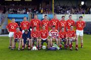 3 July 2004; The Cork team. Bank of Ireland Football Championship Qualifier, Round 2, Clare v Cork, Cusack Park, Ennis, Co. Clare. Picture credit; Ray McManus / SPORTSFILE